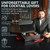 Silva Imbue Whiskey Smoker Kit with Torch – 6 Wood Chips, Oak Lid, Glasses, Ice Molds