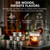 Silva Imbue Whiskey Smoker Kit with Torch – 6 Wood Chips, Oak Lid, Glasses, Ice Molds