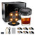 Electric whiskey smoker set, cocktail smoker with LCD screen-new smoker set without butane, built-in lighter,