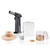 Viski Alchemi Single Serve Cocktail Smoker Kit Includes Low Ball Glass, Butane Torch, Smoker