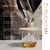Viski Alchemi Single Serve Cocktail Smoker Kit Includes Low Ball Glass, Butane Torch, Smoker