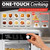 Gourmia French Door Air Fryer Oven - 37 Qt Large Capacity Convection Toaster Oven, FryForce 360°