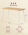 VASAGLE Dining Table, Dining Room Table for 4-6 People, Modern Farmhouse, for Kitchen, Quick Assembly