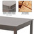 Dining Table for 4 People Kitchen Table with Wood Legs Dinner Table for Apartment Living Room Dining Room Office Kitchen Home Furniture Rectangular Modern, Brown