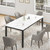 70.9" Industrial Dining Table for 6-8, Wooden Rectangular Kitchen Table with Sturdy Metal Legs