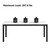 70.9" Industrial Dining Table for 6-8, Wooden Rectangular Kitchen Table with Sturdy Metal Legs