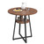 31.5" Round Dining Table for 2-4, Farmhouse Kitchen Table with Storage Shelf, Small Circle Dining Table Space Saving