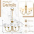 Modern Globe Chandelier 5 Light Mid Century White Milk Glass Vintage Sputnik Hanging Chandeliers