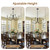 ropelux Dining Room Chandelier, 6-Light Black Farmhouse Light Fixtures Over Table
