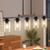 Amico Dining Room Light Fixture 5-Light Kitchen Island Lighting with Adjustable Rods