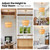 Rattan Chandelier Light Fixtures: 17 inch Boho Pendant Lights with Wicker Lampshade