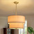 Rattan Chandelier Light Fixtures: 17 inch Boho Pendant Lights with Wicker Lampshade