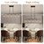 Dining Room Chandelier 5 Light Linear Pendant Lights Kitchen Island with Clear Glass Shade Dining Table Fixture