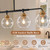 Dining Room Chandelier 5 Light Linear Pendant Lights Kitchen Island with Clear Glass Shade Dining Table Fixture