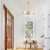 Dia 21 Inch Modern Glass Chandelier for Dining Room