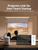 100" PureVision Motorized Projector Screen with Laser Speckle Reduction for Long Throw Projectors,Auto-Sync Movie Screen 4K/8K UHD Ready,20" Adjustable Drop and Black Backing for Enhanced Contrast