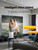 Acmejm 120" Matte White Motorized Floor Rising Projector Screen for Long/Standard UST Throw Projector,Movie Screen for Home Theater,Motorized Projector Screen 4K/8K Ultra HD