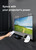 AWOL VISION 120" Motorized Rising Matte White Projector Screen for Long Short Ultra Short Throw Projector, Floor Stand Indoor Outdoor Theater Screen, 170°+ Viewable 4K/8K Ultra HD MW-F220