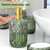 Accessories Set 5 Pcs, Green Bathroom Set, Soap Dispenser and Toothbrush Holder Set