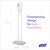 Dispenser Floor Stand with White Automatic Hand Sanitizer Dispenser
