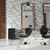 Barber Shop, Styling Salon Chair with Headrest and Footrest, 360 Degree Swivel,