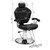 Barber Shop, Styling Salon Chair with Headrest and Footrest, 360 Degree Swivel,