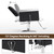 Barber Chair Salon Spa Chair Hair Styling Beauty Equipment 3021 (Black)