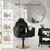 Barber Chair for Hair Stylist, Professional Reclining Hydraulic Styling Chair
