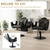 Barber Chair, Reclining Salon Chair for Hair Stylist for Home, Barber Chair