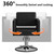 Barber Chair for Hair Stylist, Height Adjustable Hydraulic Hair Salon Chair, 360 Degrees