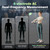 Body Composition Measurement,8 Electrodes Digital Bathroom Scale,with 5.25-inch VA Color Screen on Retractable