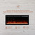 Modern Ember Vibrance 42 Inch Smart Linear Electric Fireplace Insert - Recessed or Wall-Mount, LED Multi-Flame Colors