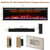 60 Inch WiFi Electric Fireplace Heater, Recessed or Wall Mounted, Ultra‑Slim 5.51" Deep, 750/1500W, 6 Flame Colors & 13 Ember Bed Colors