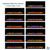 Touchstone Sideline Elite Pro 50" Smart Electric Fireplace- Wall-Mount/Recessed Installation- 6 Realistic Flame Colors