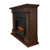 Real Flame Callaway 63" Grand Electric Fireplace with Mantel in Chestnut Oak, Free-Standing Oversized Indoor Electric Fireplace with Mantel