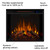 Real Flame Chateau 41” Electric Fireplace with Mantel for Living Room or Bedroom