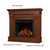 Real Flame Chateau 41” Electric Fireplace with Mantel for Living Room or Bedroom
