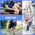 Full Leg Compression Boots with Adjustable Extension Straps for Foot Calf Thigh, 3 Modes & 20-Min Auto Shut-Off