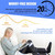 Full Leg Compression Boots with Adjustable Extension Straps for Foot Calf Thigh, 3 Modes & 20-Min Auto Shut-Off