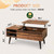 WLIVE Lift Top Coffee Table for Living Room,Small Coffee Table with Storage, Adjustable Shelf and Storage Compartment