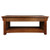 Leick Home Mission Impeccable Coffee Table, Solid Wood with 2 Drawers & Shelf, Medium Oak Finish, Blackened Hardware, Slatted Sides, Easy Assembly, 48 in W x 24 in D x 19 in H, 8204
