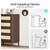 Large Storage Wood Dresser with Deep Drawers, 8 Drawer, Dark Wood