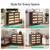 Large Storage Wood Dresser with Deep Drawers, 8 Drawer, Dark Wood