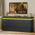 12 Drawer Dresser with LED Light, Black Modern Chest of Drawers for Bedroom