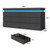 12 Drawer Dresser with LED Light, Black Modern Chest of Drawers for Bedroom