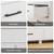 IDEALHOUSE Dresser for Bedroom with 7 Drawers, Storage Chest of Drawers with Metal Handle