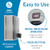Bobrick Wall-Mounted Liquid Soap Dispenser, Satin-Finish Stainless Steel, 40 fl-oz Capacity
