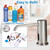 Touchless Automatic Soap Dispenser for Kitchen Bathroom Sink Built in Brushed Nickel Liquid Commercial Electric Soap Dispenser