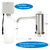 Touchless Automatic Soap Dispenser for Kitchen Bathroom Sink Built in Brushed Nickel Liquid Commercial Electric Soap Dispenser