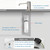 Automatic Soap Dispenser Touchless for Kitchen and Bathroom, Sink Built in Commercial Electric Soap Dispenser